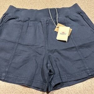 Faherty Women's Blue Shorts Organic Cotton